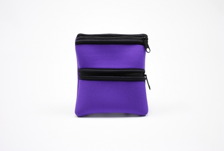 Double Zipper Tag-A-Long: Purple